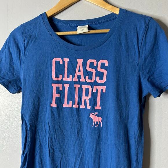 Abercrombie & Fitch Class Flirt Graphic Tee Shirt - Picture 2 of 7